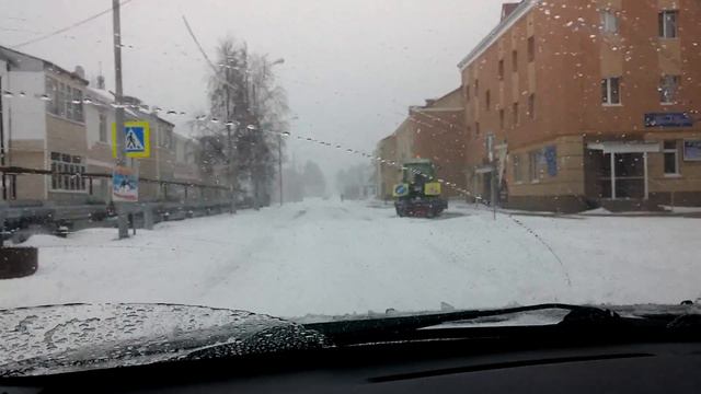 Белоярский ХМАО. Метель.