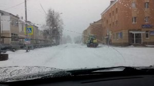 Белоярский ХМАО. Метель.