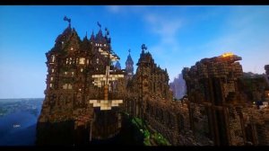 Майнкрафт - Средневековый город Ривертон (Minecraft - Medieval city Riverton)