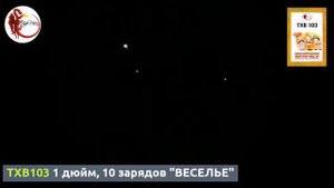 TXB103 1 дюйм, 10 зарядов "ВЕСЕЛЬЕ"