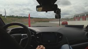 Тренировочный заезд на Lada Vesta Sport по гоночной трассе Kazan Ring.