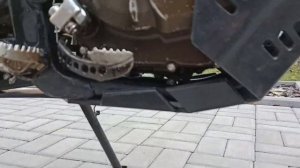 Монтаж защиты двигателя мотоцикла