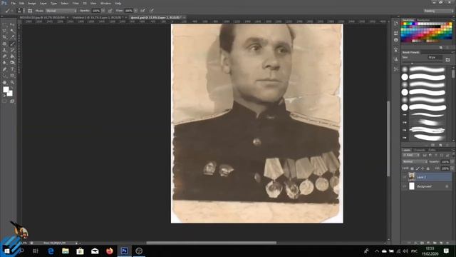 Ретушь в фотошопе смотреть онлайн