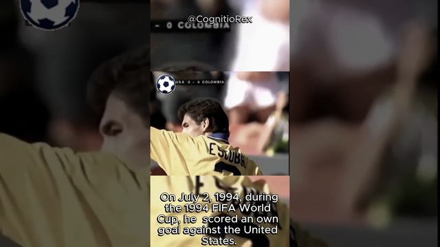 Football: Andres Escobar|Anders Escobar own goal|Andres Escobar death