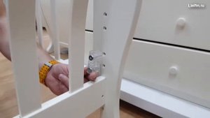 Сборка бобышек для ложа кроваток с универсальным маятником компании Лель-Кубаньлесстрой