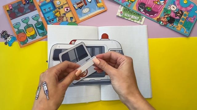 БОЛЬНИЦА ИЗ БУМАГИ + БЕСПЛАТНЫЕ СХЕМЫ / БУМАЖНЫЙ ДОМИК ДЛЯ КУКОЛ / ТОКА БОКА