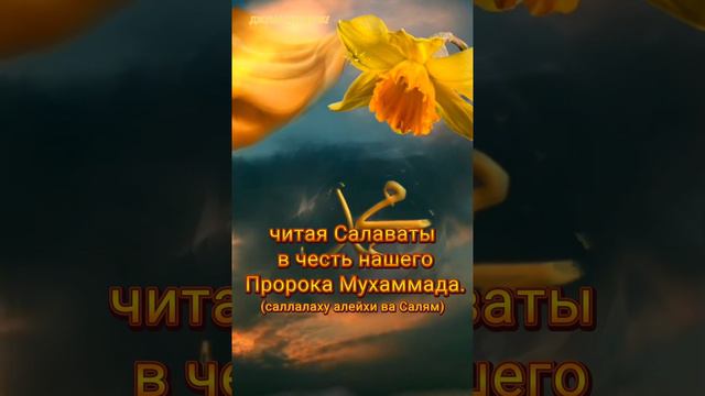 ДЖУМА Мубарак! В эту благословенную пятницу прошу вас многократно возносить салаваты пророку Мухамма