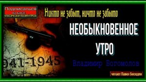 Необыкновенное утро — Владимир Богомолов —читает Павел Беседин