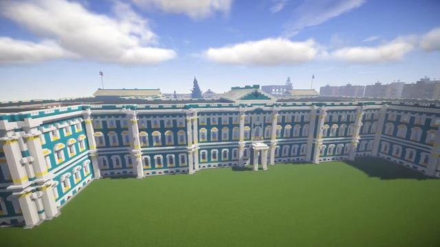 Hermitage Museum (Winter Palace) Saint-Petersburg - Minecraft смотреть онлайн