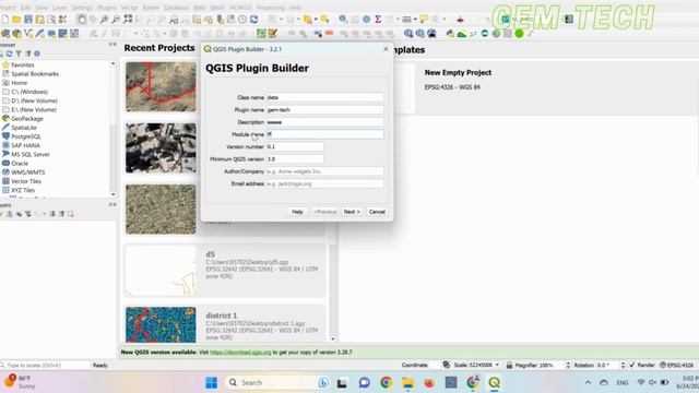QGIS Tutorial : Create A Qgis Plugin Template In Minutes - No Coding Required! #qgis #plugin
