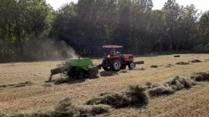 Сенокос 2021 на японском минитракторе