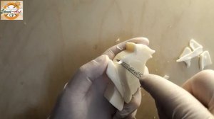 Soap carving/ Parrot