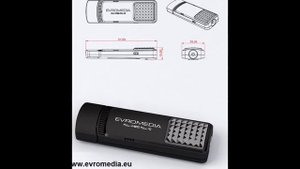 USB тв тюнер EvroMedia USB Full Hybrid & Full HD, цифровое и аналоговое бесплатное ТВ.