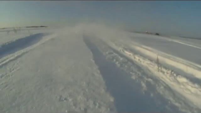 Yamaha Venture Снегоход катаемся на балоне