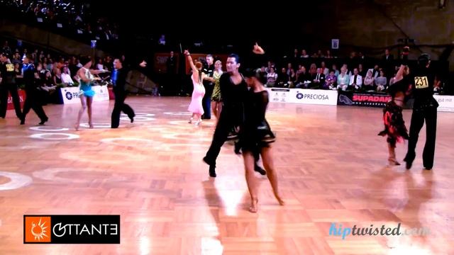 6. round - samba heat 2, GOC Stuttgart 2014, WDSF Grand Slam latin смотреть онлайн