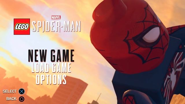 LEGO Marvel`s Spider-Man (PS4) The Videogame Main Menu/Title Screen Concept смотреть онлайн