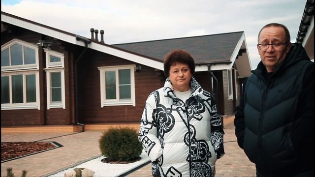 Отзыв клиента на строительство дома из клееного бруса: 173м2 + гараж 56м2 #вдк #домподключ