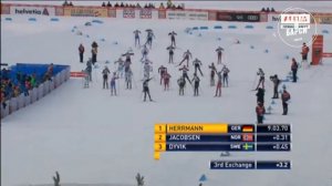 Победа Российских лыжниц на кубке мира.Спринт