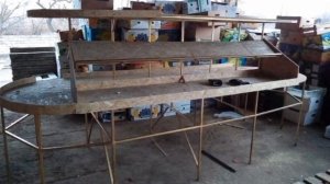 Стеллаж для овощей и фруктов сделаны своими руками