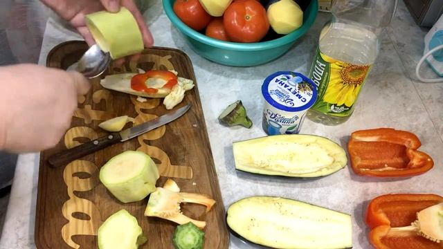 Овощи с фаршем. Готовлю фаршированные овощи только по этому рецепту. смотреть онлайн