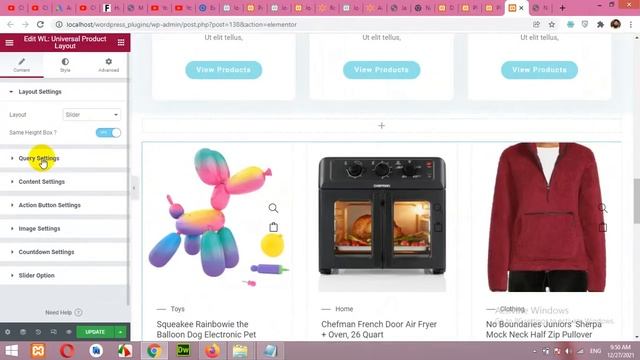 How to place WooCommerce Products Slider on Elementor Page смотреть онлайн
