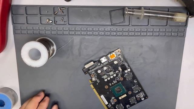 Простой ремонт видеокарты gtx 1050 ti смотреть онлайн