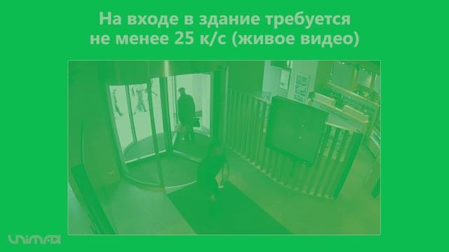Сколько к/с для видеонаблюдения на входе в здание? смотреть онлайн