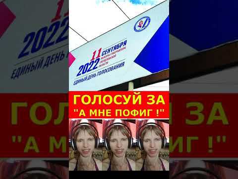 Голосуй на выборах за "А мне пофиг!"