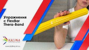 Упражнение с тренажером Flex Bar Thera-Band