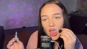 АСМР ем гель для бровей👅/ звуки щеточки❤️