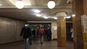 8AM Moscow Metro. Station Komsomolskaya. September 9, 2021