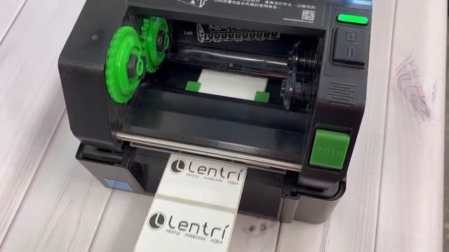 ТТ-печать без риббона на термо-этикетке TE смотреть онлайн