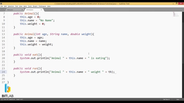 BITLAB JAVA SE 1 - Lesson 6 смотреть онлайн