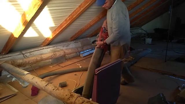 Утеплення пінопластом перекриття ч2 смотреть онлайн