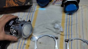 BMW 320 ставим  Bi led Премиум свет