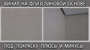 Обои под покраску виниловые на флизелиновой основе, что это значит  плюсы и минусы.