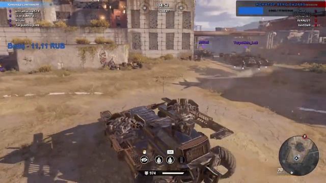 [16+] Клановые бои вживую Crossout