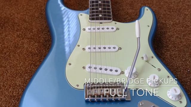 Fender Player series Stratocaster loaded body with Allparts 65 RI Bound Rosewood Stratocaster neck смотреть онлайн