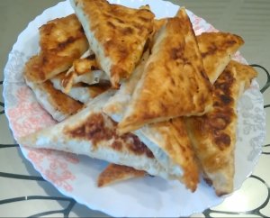 Конверты из лаваша с отварной курицей