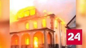 На западе Украины сожгли православный храм - Россия 24