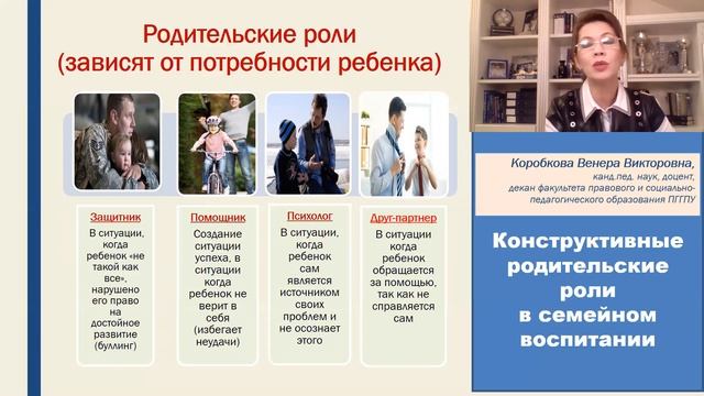 Эффективные родительские роли в семейном воспитании. смотреть онлайн