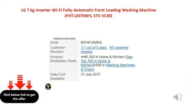 LG 7 kg Inverter Wi-Fi Fully-Automatic Front Loading Washing Machine (FHT1207SWS, STS-VCM) смотреть онлайн