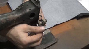 прошиваем кожзам ч 2