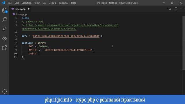 Практический PHP - работаем с API смотреть онлайн