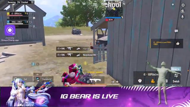 100 SUBSCRIBE SOON | BGMI LIVE STREAM | RUSH GAMEPLAY | IG BEAR IS LIVE
