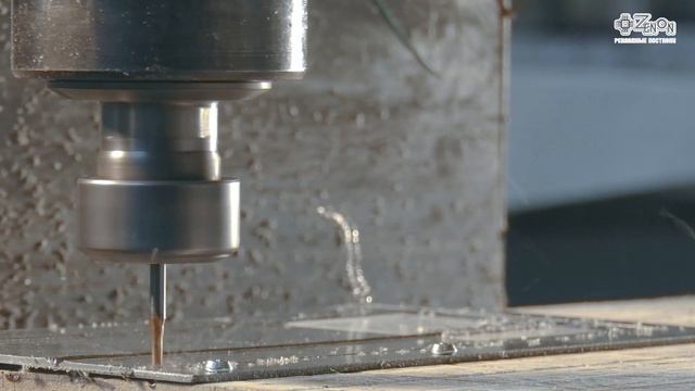 Фрезеровка стальной композитной панели