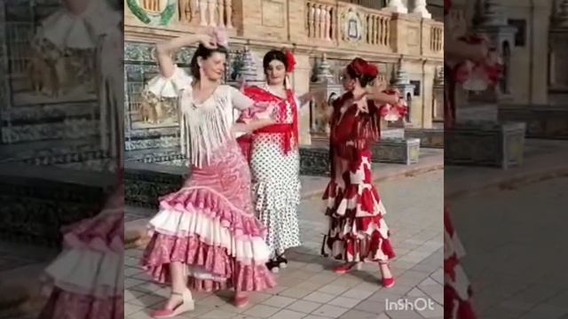 Corsi di Flamenco in Toscana con Patrizia Vennero-Recurdos Sevilla Plaza de España- Feria de Abril смотреть онлайн