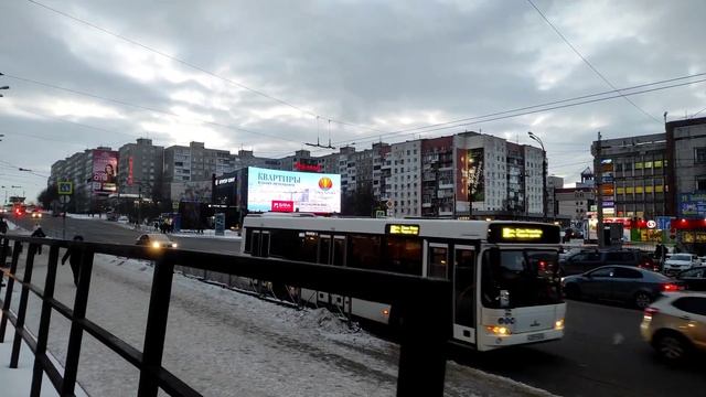По улицам иду,в начале Полярной ночи.Мурманск. смотреть онлайн