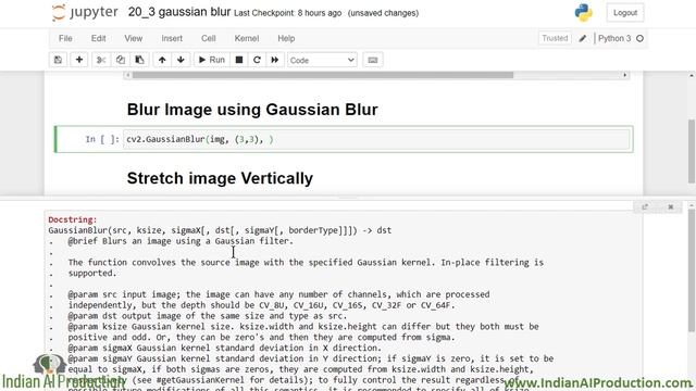 Blur Image using Gaussian Filter OpenCV Python | OpenCV Tutorial in Hindi | Computer Vision