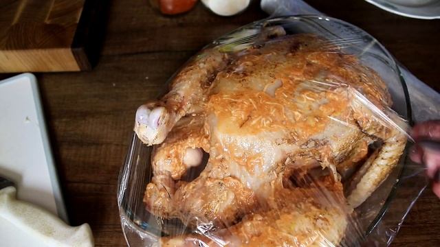 Курица в апельсиново-чесночном маринаде